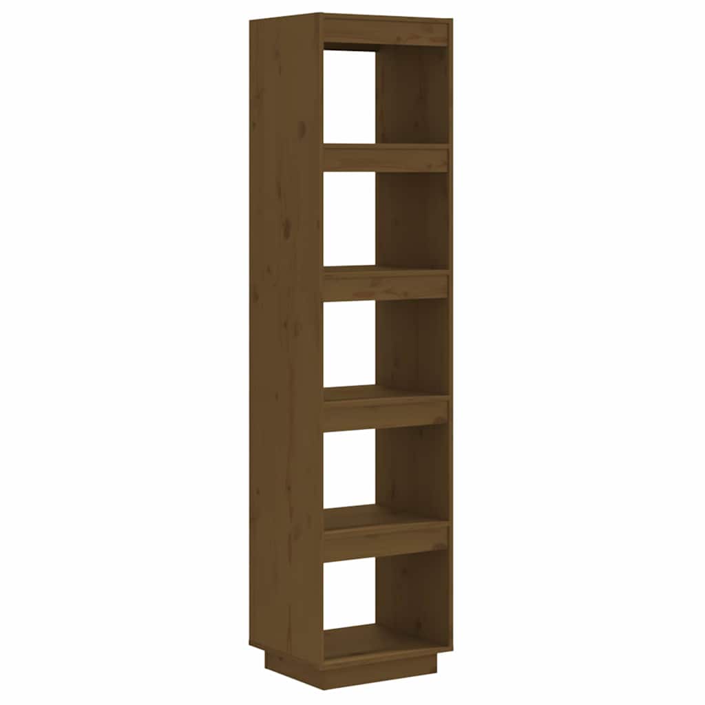 vidaXL Bibliotecă/Separator cameră, maro miere, 40x35x167 cm lemn pin