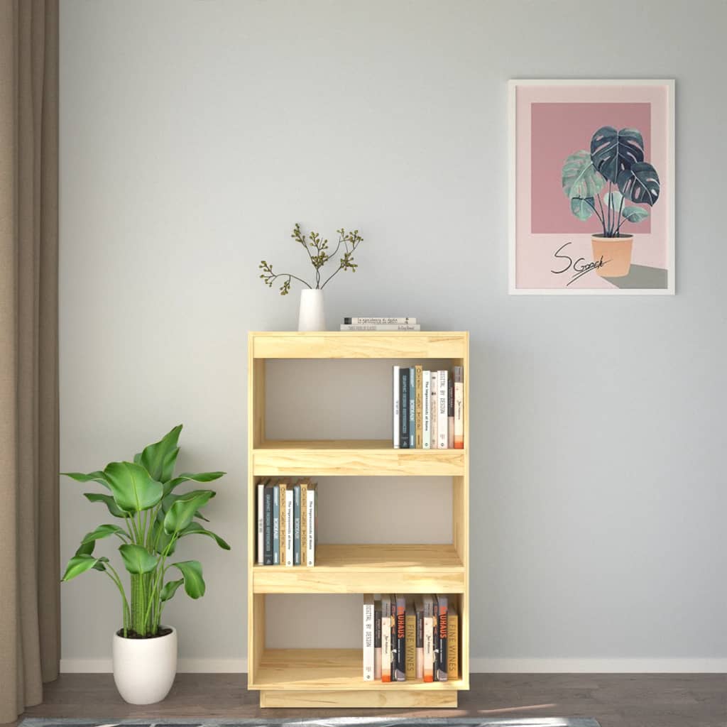 

vidaXL Boekenkast/kamerscherm 60x35x103 cm massief grenenhout