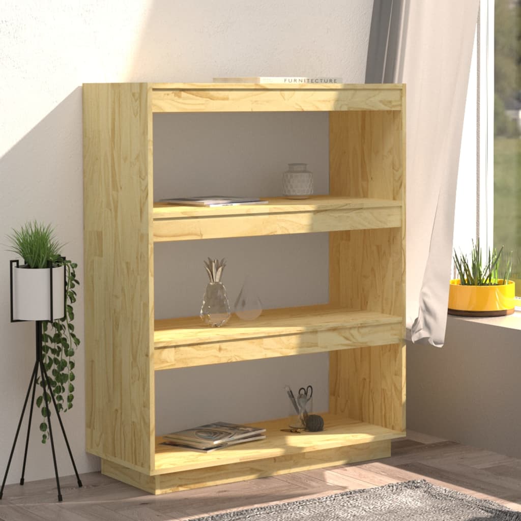 

vidaXL Boekenkast/kamerscherm 80x35x135 cm massief grenenhout
