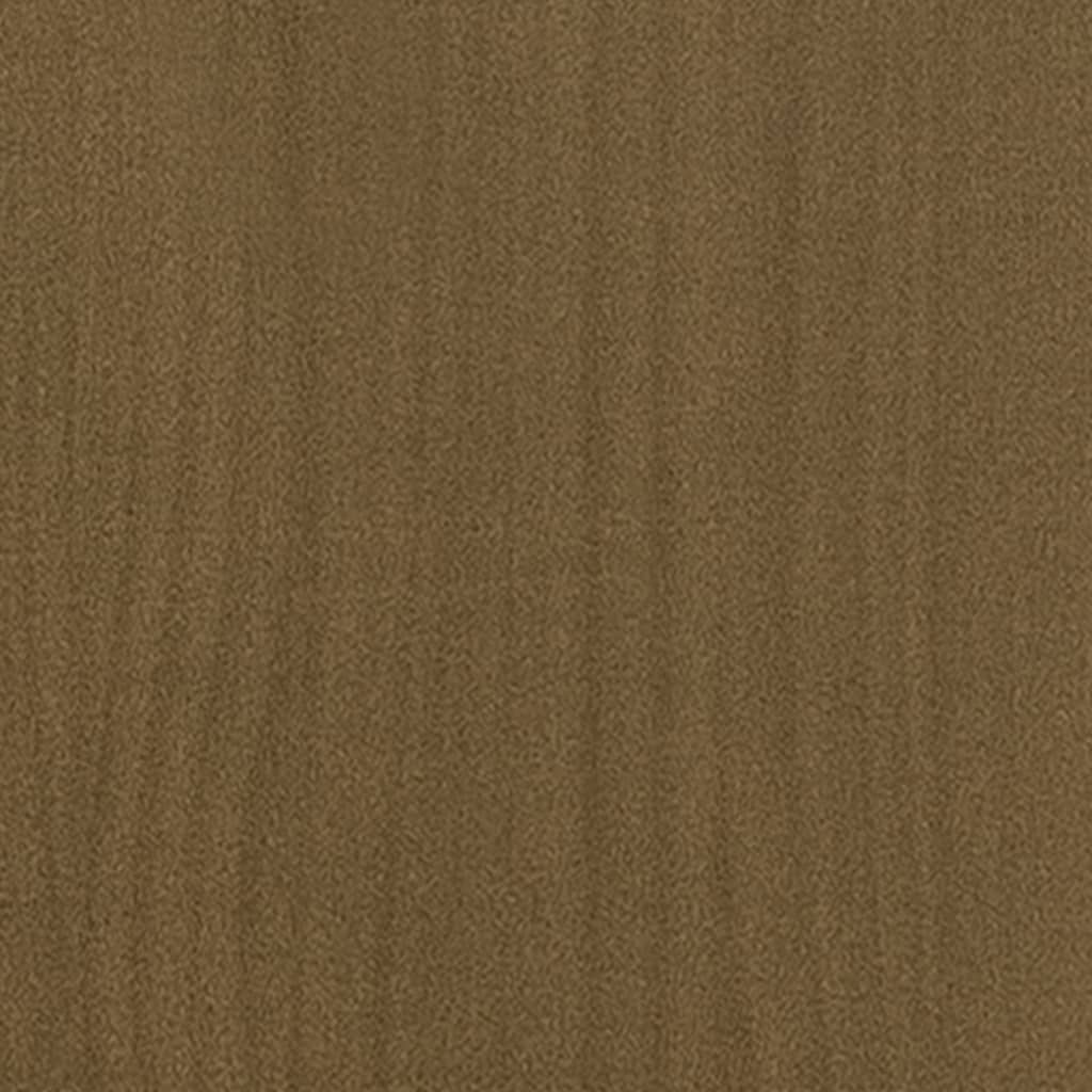  Knižnica/deliaca stena medovo-hnedá 80x35x103 cm masívna borovica