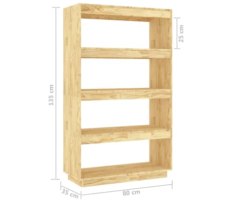 Groene VidaXL - Boekenkast/kamerscherm - 60x30x71,5 - cm - massief