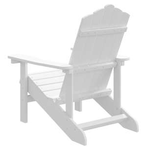 Zahradní křeslo Adirondack HDPE bílé - obrázek 5