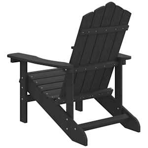 Zahradní křeslo Adirondack HDPE antracitové - obrázek 5
