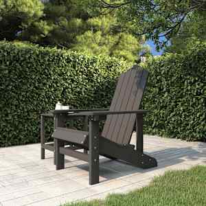 Zahradní křeslo Adirondack HDPE antracitové