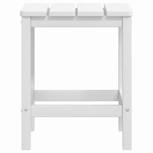 Zahradní stolek Adirondack bílý 38 x 38 x 46 cm HDPE - obrázek 5