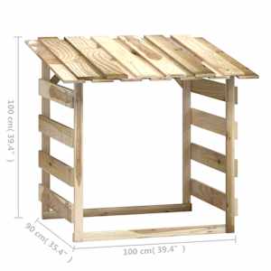 Pergola se střechou 100 x 90 x 100 cm impregnované borové dřevo - obrázek 7