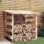  vidaXL impregnált fenyőfa pergola tetővel 100 x 90 x 100 cm termék 2. képe