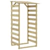 vidaXL katusega lehtla, 100 x 90 x 200 cm, immutatud m&auml;nnipuit