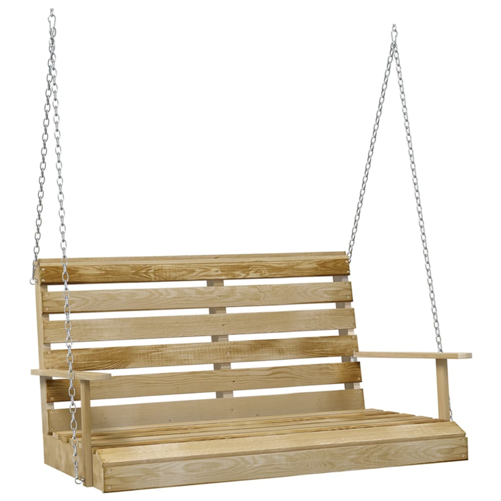 Houpací lavice 110 cm impregnované borové dřevo