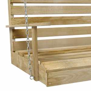 Houpací lavice 110 cm impregnované borové dřevo - obrázek 5