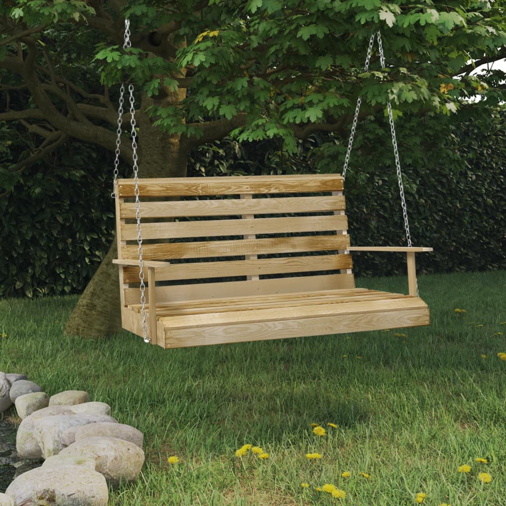 Petrashop  Houpací lavice 110 cm impregnované borové dřevo