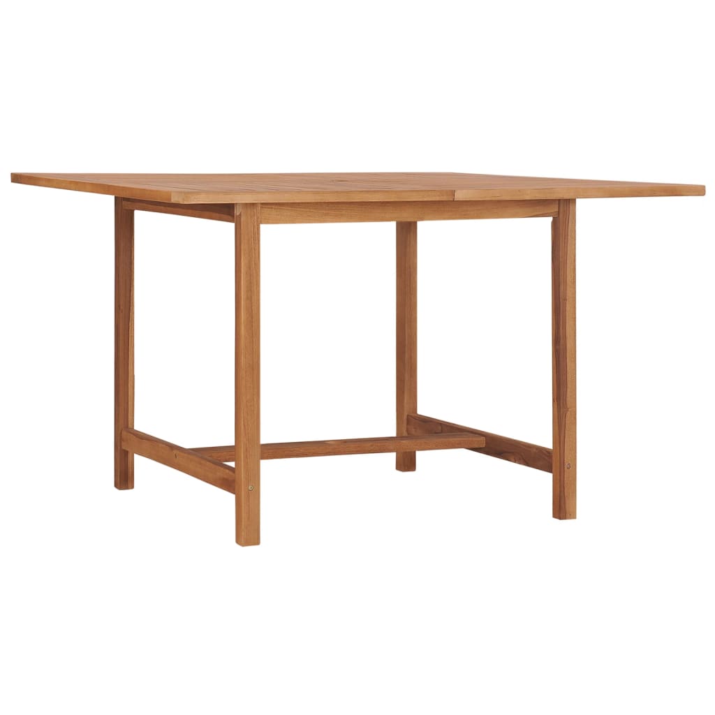 Image of vidaXL Garden Dining Table 110x110x75 cm Solid Wood Teak