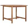 vidaXL aialaud 110 x 110 x 75 cm, toekas tiikpuu
