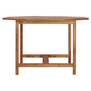 Zahradní jídelní stůl 110 x 110 x 75 cm masivní teak - obrázek 3