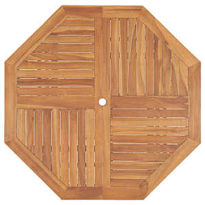 Zahradní jídelní stůl 110 x 110 x 75 cm masivní teak - obrázek 4