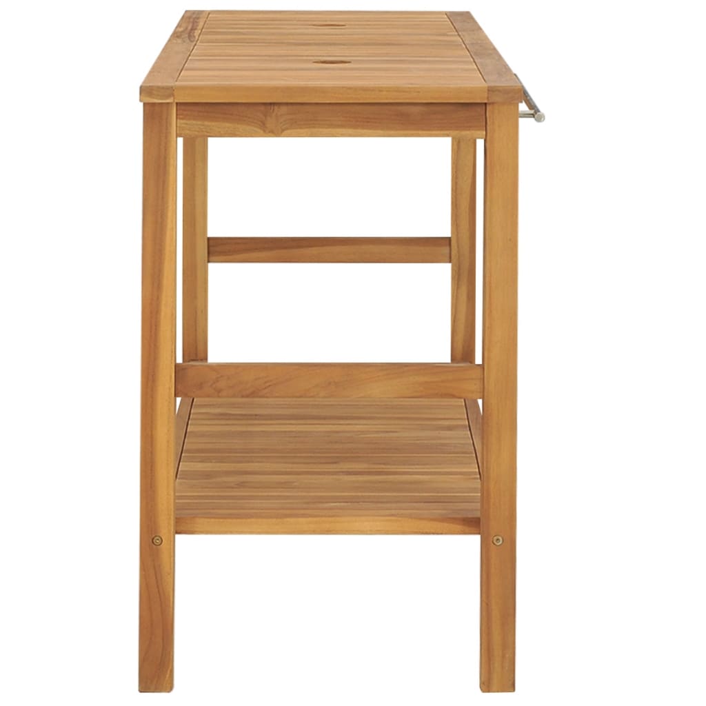 Solid Teak Bathroom Vanity Cabinet with Baskets - 29.1in & 51.2in Versions vidaX - Picture 28 of 28