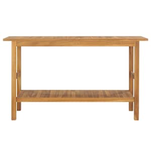 Koupelnová skříňka masivní teak 132 x 45 x 75 cm - obrázek 2