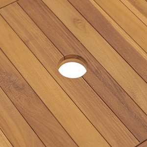 Koupelnová skříňka masivní teak 132 x 45 x 75 cm - obrázek 5
