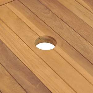 Koupelnová skříňka se 3 košíky masivní teak 132 x 45 x 75 cm - obrázek 7