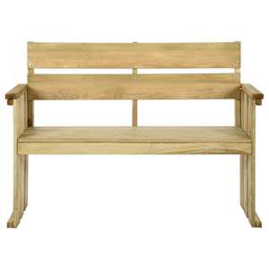Zahradní lavice 121 cm impregnované borové dřevo - obrázek 2