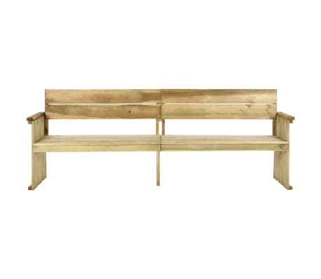 vidaXL Zahradní lavice 233 cm impregnované borové dřevo
