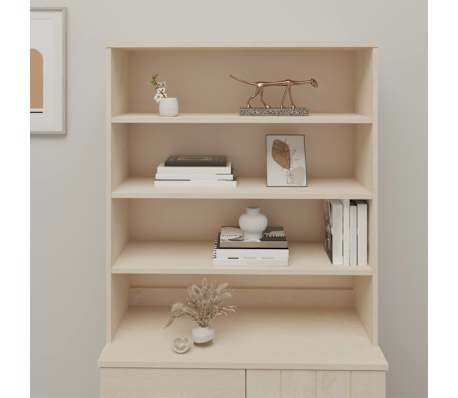 vidaXL Dessus de buffet HAMAR Marron miel 90x30x100 cm Bois de pin