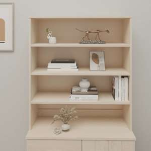 vidaXL Dessus de buffet HAMAR Marron miel 90x30x100 cm Bois de pin