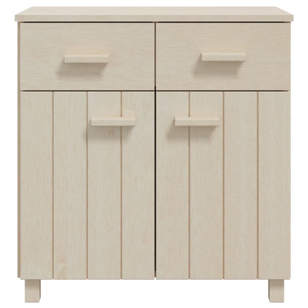 

vidaXL Dressoir 79x40x80 cm massief grenenhout honingbruin