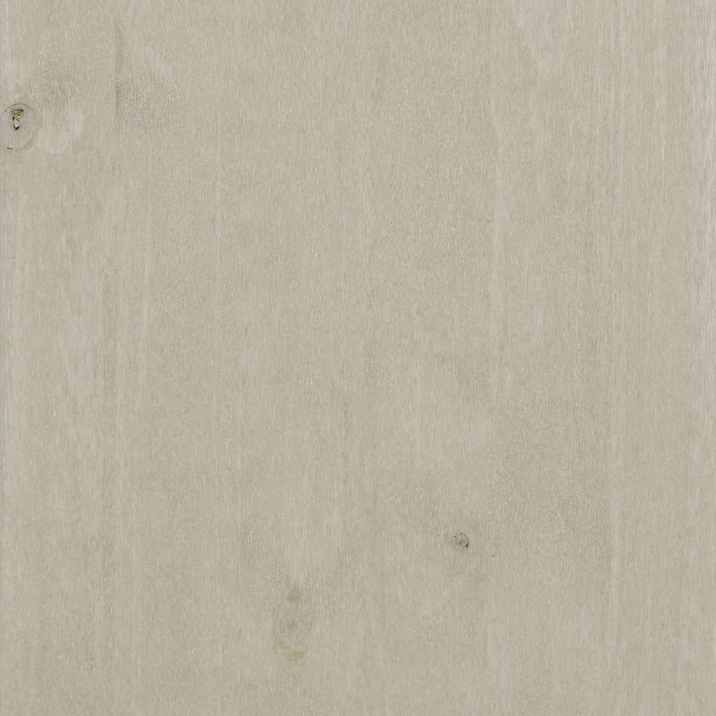 Příborník HAMAR bílý 113 x 40 x 80 cm masivní borovice