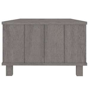 Konferenční stolek HAMAR světle šedý 100 x 55 x 35 cm borovice - obrázek 6