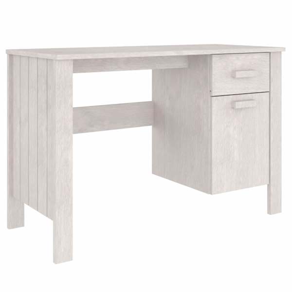 vidaXL laud "HAMAR", valge, 113x50x75 cm, m&auml;nnipuit