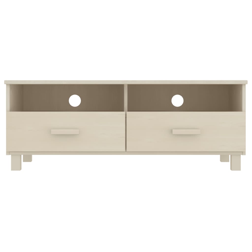 

vidaXL Tv-meubel 106x40x40 cm massief grenenhout honingbruin