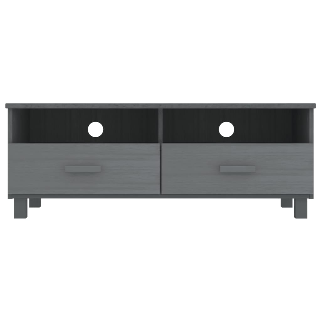

vidaXL Tv-meubel 106x40x40 cm massief grenenhout donkergrijs