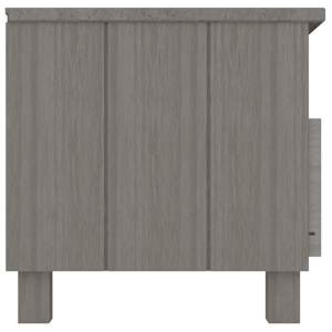 TV stolek HAMAR světle šedý 106 x 40 x 40 cm masivní borovice - obrázek 4