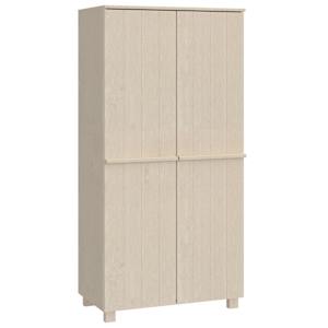 vidaXL garderoob "HAMAR", meepruun, 89x50x180 cm, m&auml;nnipuit