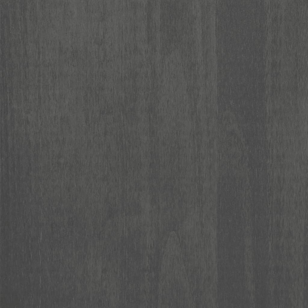Příborník HAMAR tmavě šedý 85 x 35 x 80 cm masivní borovice