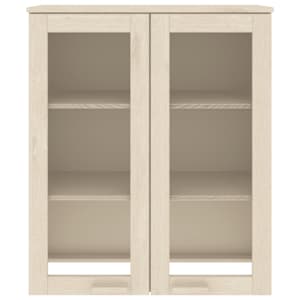 vidaXL Opzetkast HAMAR 85x35x100 cm massief grenenhout honingbruin