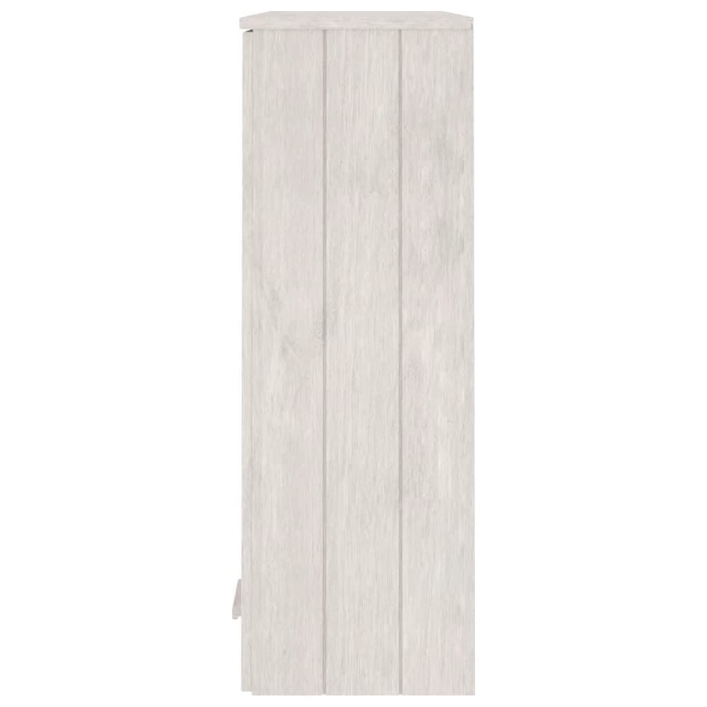 HAMAR fehér tömör fenyőfa felső szekrény 85 x 35 x 100 cm