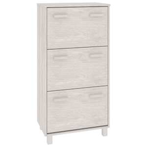 vidaXL kingakapp "HAMAR", valge, 59,5x35x117 cm, m&auml;nnipuit