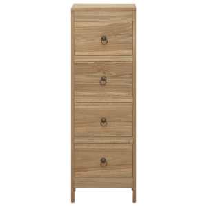 Komoda se zásuvkami 30 x 30 x 90 cm masivní teakové dřevo - obrázek 2