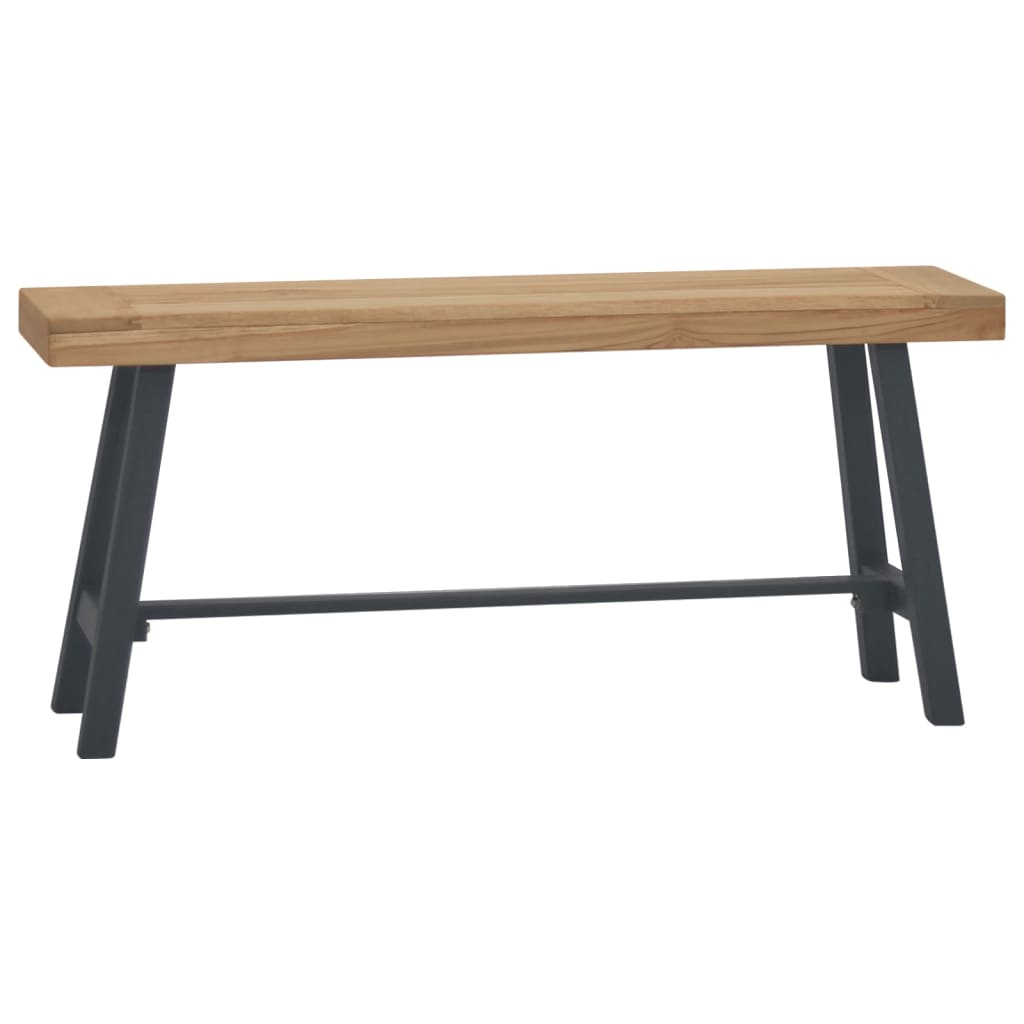 Image of vidaXL Bench 110 cm Solid Wood Teak