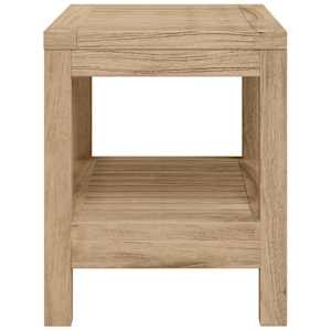 Odkládací stolek do koupelny 60x30x45 cm masivní teakové dřevo - obrázek 4