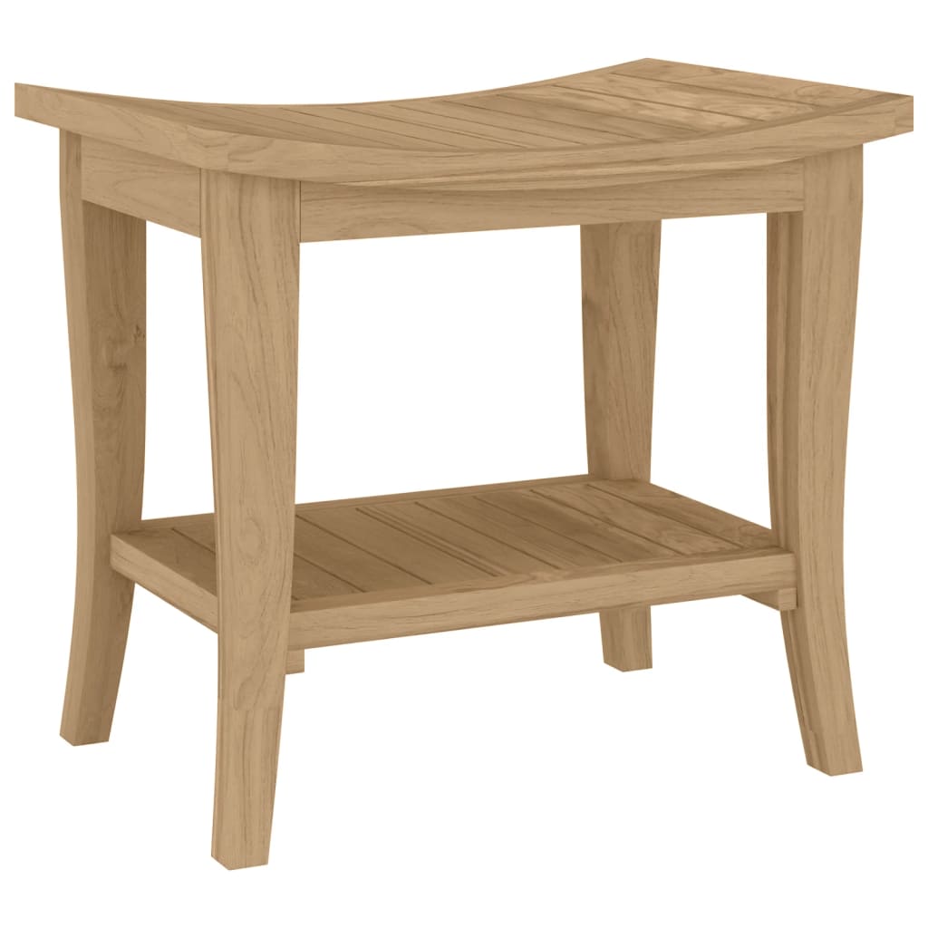 VidaXL Bathroom Side Table 50x35x45 Cm Solid Wood Teak