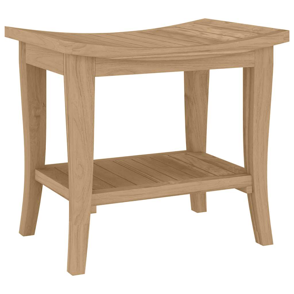 Thumbnail - vidaXL Badezimmer-Beistelltisch 50x35x45 cm Massivholz Teak