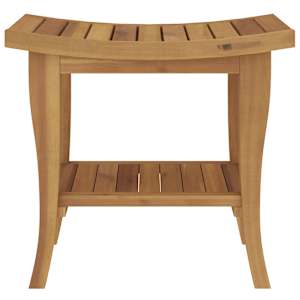 Kopalniška mizica 50x35x45 cm trdna tikovina - slika 3