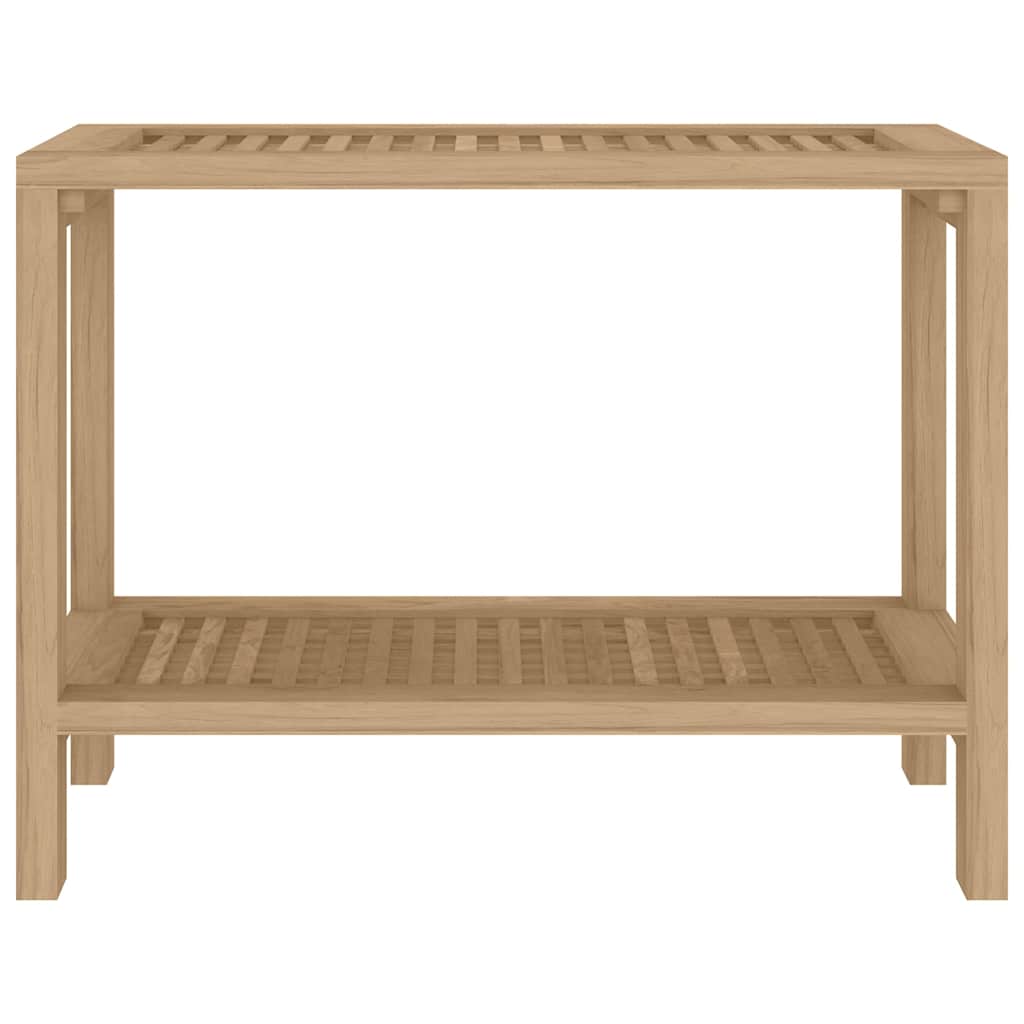 vidaXL tömör tíkfa fürdőszobai kisasztal 60 x 30 x 45 cm
