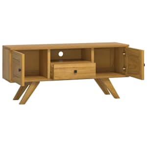 TV stolek 110 x 30 x 50 cm masivní teakové dřevo - obrázek 4