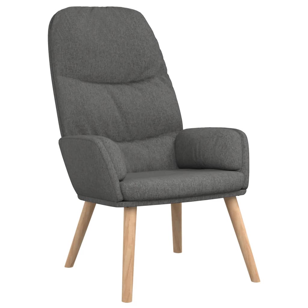 vidaXL Relaxační křeslo světle šedé textil