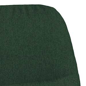 Relaxační křeslo tmavě zelené textil - obrázek 7