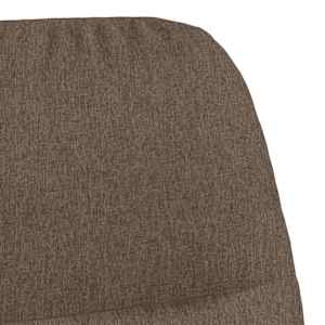 Relaxační křeslo taupe textil - obrázek 7